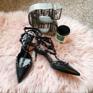 Kaitlyn Pan Rock Stud Shoes